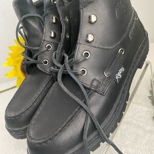 Roper Black Ankle Boots